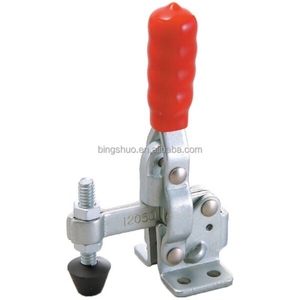 Quick-Release Toggle Clamp Hold Down Hand Tool 200lbs Latch Plate Delivery GH-12050-U Iron and Zinc Material for Jig Fixture