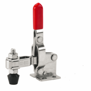 102B Stainless Steel Vertical Handle Quick Bar Clamps 220lbs Holding Capacity Toggle Clamp Clips Fasteners