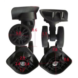 Factory-Issued 1pc Aluminium Wheels for Luggage