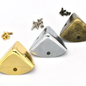 Sturdy Jewelry Decorative Box Edge Guards Metal Box Corner Protectors With Screws