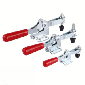 GH-22502-B U-Shaped Arm Horizontal Quick Release Toggle Clamp Steel and Iron Zinc with Galvanized Finish Customizable Packing
