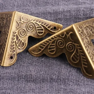 Antique Wood Box Edge Metal Corner Protector for Jewelry Decorative Box