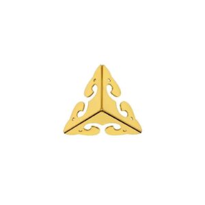High End Custom Box Accessories Light Gold Decorative Metal Baseboard Corner