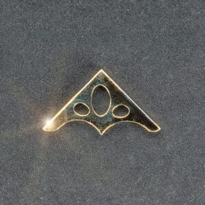Manufacture Best Selling Hardware Copper Metal 304 Stainless Steel Satin Corner Bracket for Books