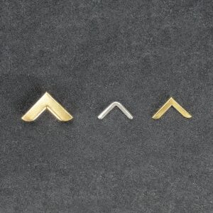 Wholesale Hot Products Zinc Alloy Copper Stable Accessories Mini Metal Corner for Books