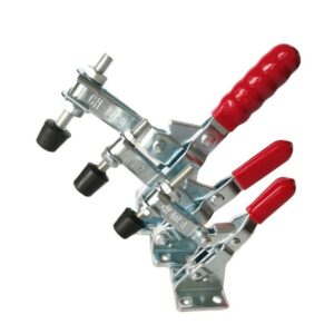 Adjustable GH-102-b Vertical Tool Quick Toggle Clamp 100kg Heavy Duty Inch Measurement Steel Plastic Metal Galvanized Steel