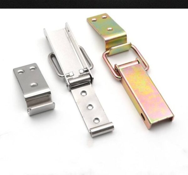 European Style Industrial Toggle Latch Wooden Box L501 Round Shape Round Zinc Steel Hasp Lock Galvanized Finish for Trucks