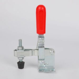 Adjustable Carbon Steel Heavy-Duty Toggle Clamps Stainless Steel Vertical Handle Quick Release Woodworking Inch Measurement