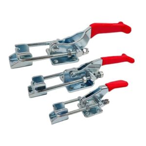Custom Retail Heavy-Duty Iron Alloy Toggle Latch Hasp Lock Hook 40323 Galvanized Metal Steel Material Packed Box Carton Bag