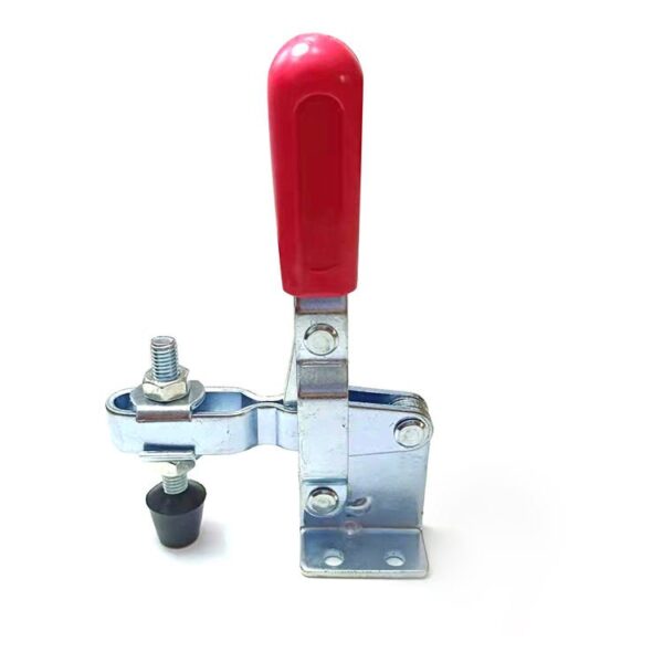 Factory Wholesale 1pcs 101D Stainless Steel Anti-skid Plunger Stroke Mild Steel Zinc Plated Vertical Toggle Clamp - slika 2