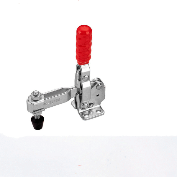 Galvanized Steel GH-12130 Hand Tool Hardware Adjustable Heavy Duty Vertical Toggle Clamp Quick Release Handle Inch Measurement - Image 2