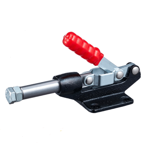 Adjustable Stainless Steel Pipe Clamp Woodworking Heavy-Duty Toggle Clamps Quick Release Plunger Rubber Inch Metric Measurement - Image 2