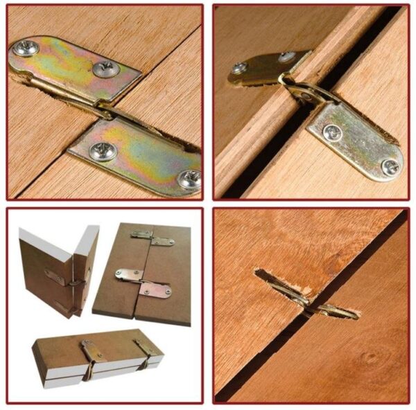 180 Degree Iron Flip Folding Hinge Table Furniture Hardware Accessories Flap Door Flip Door Hinge - Image 2