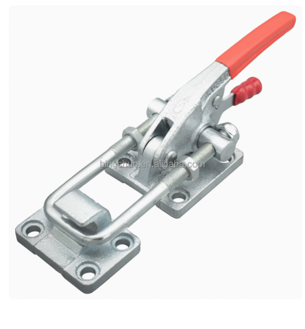 Factory Wholesale 1pcs 40380 Stainless Steel Anti-skid Plunger Stroke Mild Steel Zinc Plated Latch Toggle Clamp - slika 2