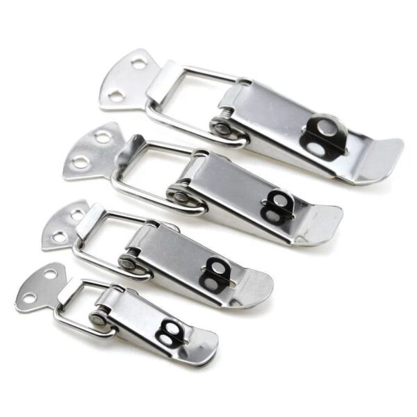 A03 Stainless Steel Toggle Hasp Lock Iron Zinc Hardware Machine Drawer Latch Catch Galvanized Customizable Options Available - Image 2