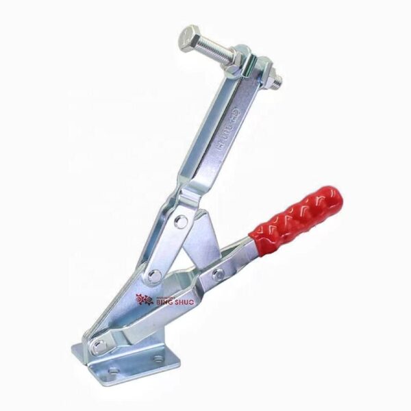 101- H Adjustable Galvanized Vertical Handle Toggle Clamps Solid Wood Industrial Fixing Fasteners - Image 2