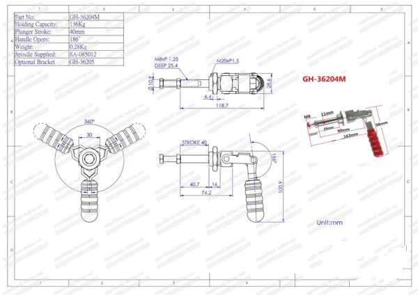 Factory-Issued 1pc Aluminium 36204 Toggle Latch - Image 3