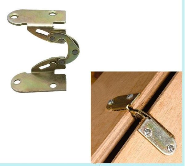 180 Degree Iron Flip Folding Hinge Table Furniture Hardware Accessories Flap Door Flip Door Hinge - Image 3