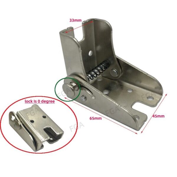90 Degree Hinged Furniture Locking Metal Heavy Duty Leg Fittings Angle Braces for Folding Table Hinge - Image 3