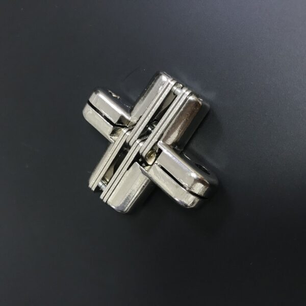 Modern Concealed Cross Folding Hinge Door Hidden Invisible Concealed Hinges for Narrow Side Panels Furniture Hinges - Image 3