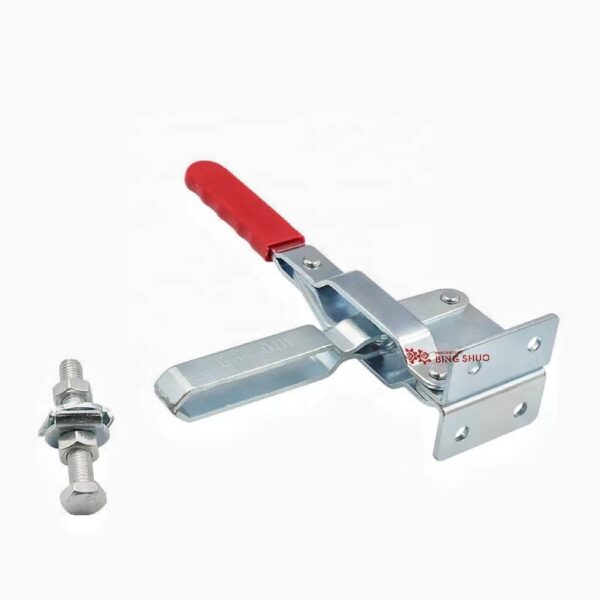 101- H Adjustable Galvanized Vertical Handle Toggle Clamps Solid Wood Industrial Fixing Fasteners - Image 3