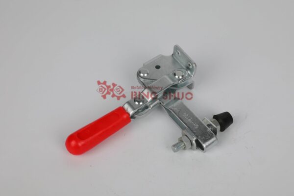 GH-12130 Steel U-Shaped Sleeve Slide Bolt Lock Vertical Type Toggle Clamp Heavy Duty Use Galvanized Zinc Finish Boxed Hardware - Image 3