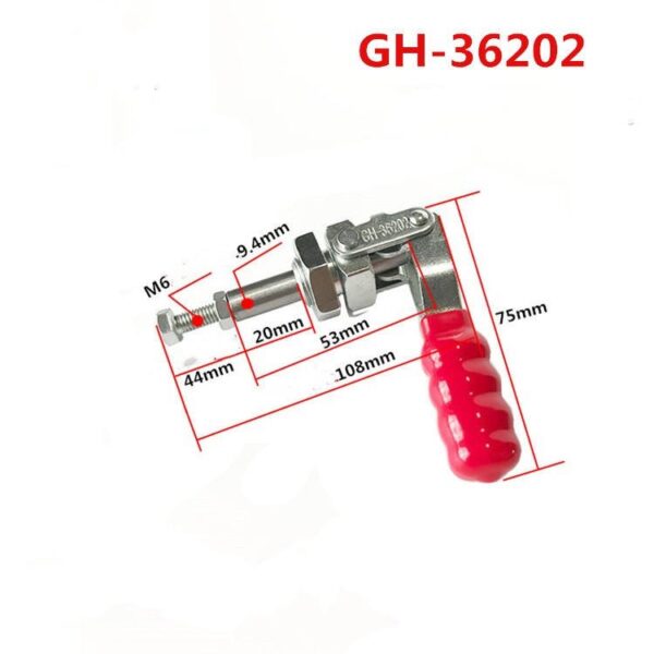 GH-36224 36204 36202 Push-Pull Toggle Clamps Customized Adjustable Quick Release Toggle Clamp - Image 3