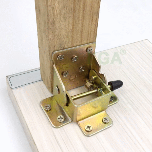 90 Degree Folding Brackets Self-Locking Furniture Table Legs Foldable 90 Degree Locking Table Bracket Hinges - Image 3