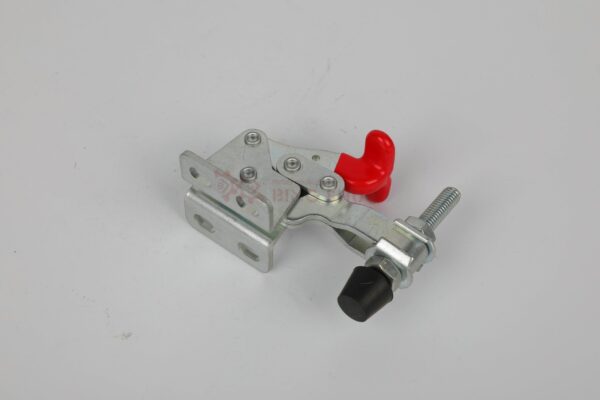 GH-13007 T-Shaped Handle 90??Vertical Quick Toggle Clamp Heavy Duty Steel Iron Galvanized Zinc Plated Finish Customizable Packing - Attēls 4