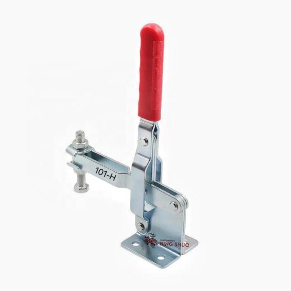 101- H Adjustable Galvanized Vertical Handle Toggle Clamps Solid Wood Industrial Fixing Fasteners - Image 4