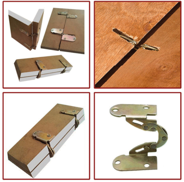 180 Degree Iron Flip Folding Hinge Table Furniture Hardware Accessories Flap Door Flip Door Hinge - Image 4