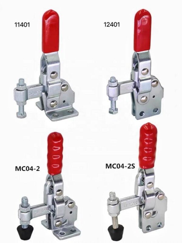 11401 12401 Adjustable Galvanized Steel Vertical Handle Toggle Clamps Fasteners Clamp Cabinet Latches - Image 4