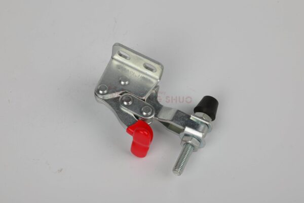 GH-13007 T-Shaped Handle 90??Vertical Quick Toggle Clamp Heavy Duty Steel Iron Galvanized Zinc Plated Finish Customizable Packing - Attēls 5
