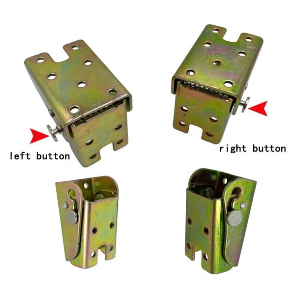 90 Degree Hinged Furniture Locking Metal Heavy Duty Leg Fittings Angle Braces for Folding Table Hinge - Image 5