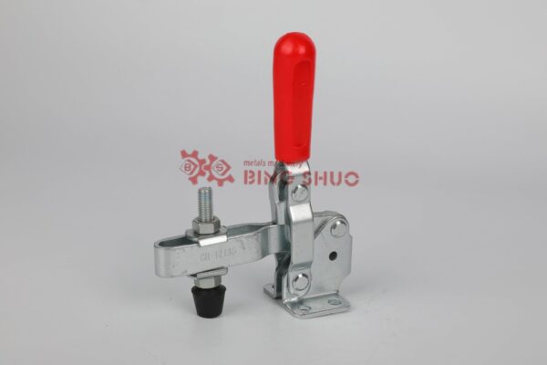 GH-12130 Steel U-Shaped Sleeve Slide Bolt Lock Vertical Type Toggle Clamp Heavy Duty Use Galvanized Zinc Finish Boxed Hardware - Image 5