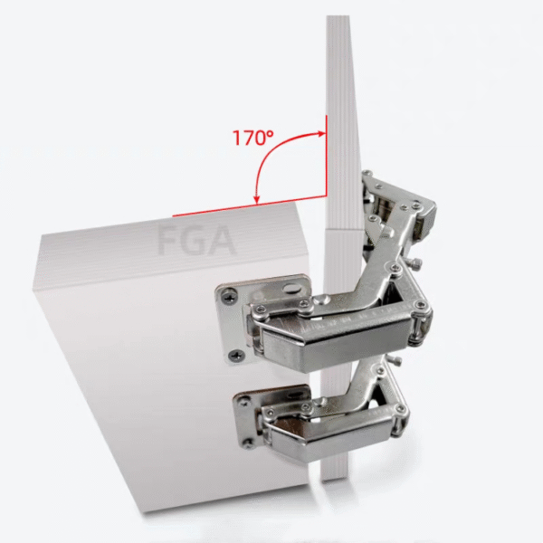 High Quality Furniture Hardware 165 Degree Large Angle Adjustable Soft Close Concealed Furniture Hinges - Image 6
