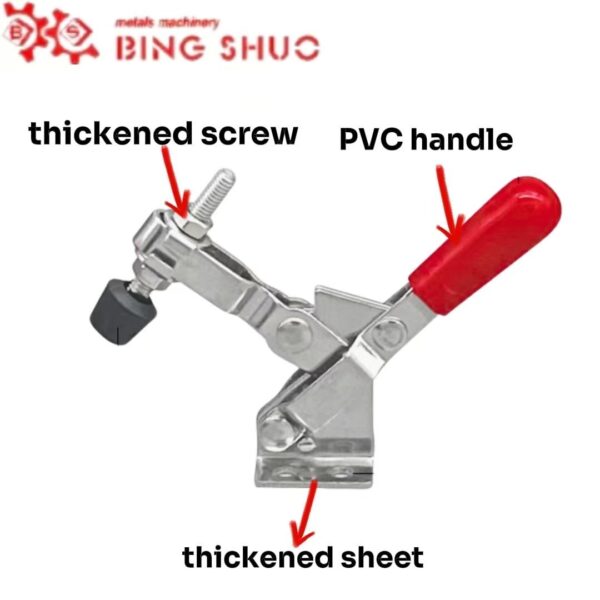 Heavy Duty Iron Clamp with Quick Adjust Mechanism for Precise Fabrication Welding Woodworking Tasks — изображение 6