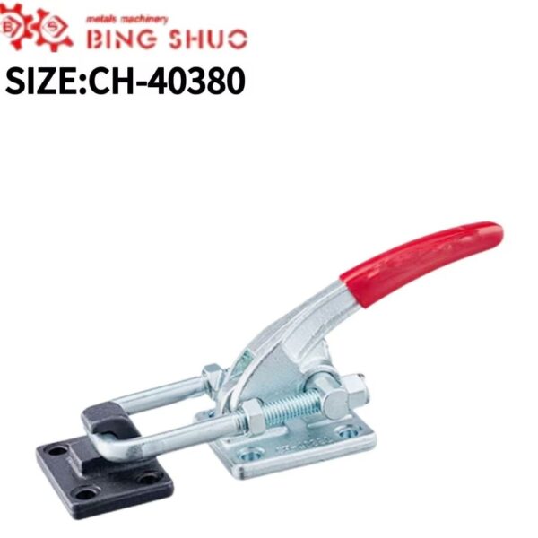 Factory Wholesale 1pcs 40380 Stainless Steel Anti-skid Plunger Stroke Mild Steel Zinc Plated Latch Toggle Clamp - slika 6