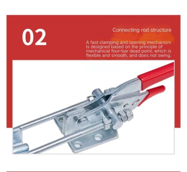 Heavy Duty Quick Release Adjustable Latch Type Toggle Clamp J40323 — изображение 6