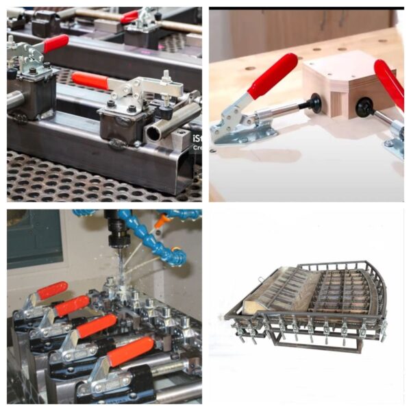 Adjustable Quick Release Toggle Clamp HS-20235 Fixture Clamp for Welding Inch Measurement System - Image 7