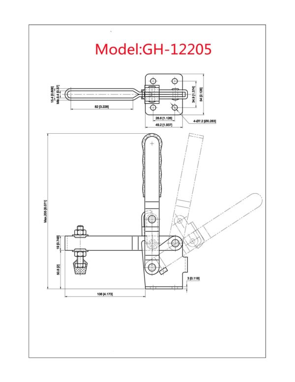 Heavy Duty Iron Clamp with Quick Adjust Mechanism for Precise Fabrication Welding Woodworking Tasks — изображение 7
