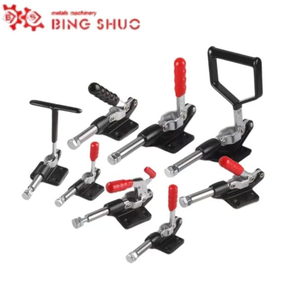 Adjustable Iron Toggle Clamp with U-Shackle Hook Secure and Flexible Galvanized Clamping Solution for Vertical/Horizontal Use - Image 7