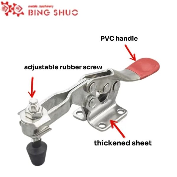 Wood Working Adjustable Toggle Clamp Horizontal Toggle Clamp Gh-20235 - 画像 (7)