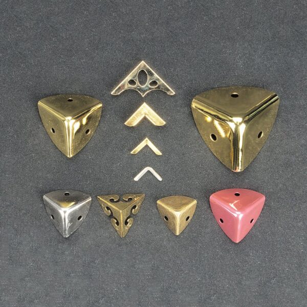 20-35mm Bronze Metal Corner Vintage Decorative Box Corner Silver Book Protection Corner - 画像 (7)