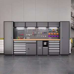 New Design Heavy-Duty Metal Workshop Cabinet Combination Tool Trolley for Home Garage Workstation for Iron Workbench