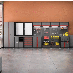 Customizable Heavy-Duty Steel Modular Workshop Station Bubble Inside Tool Cabinet for Garage Storage OEM Supported