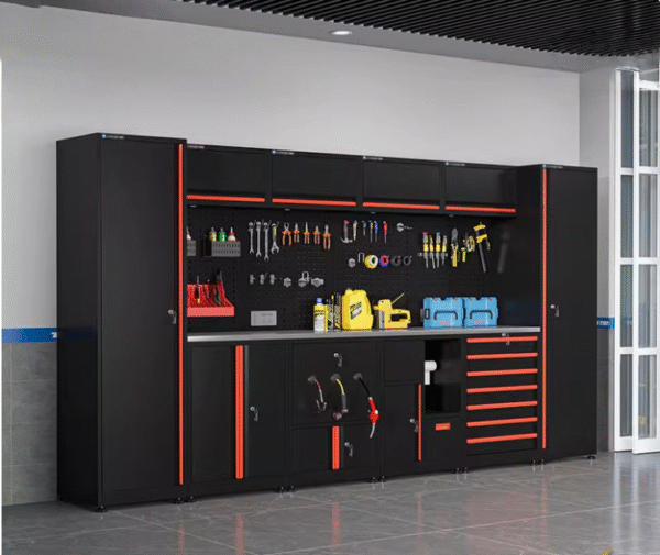 Workshop Garage Units Steel Tool Boxes and Storage Cabinets Large Combination Tool Cabinet Garage Workbench/Metal Furniture