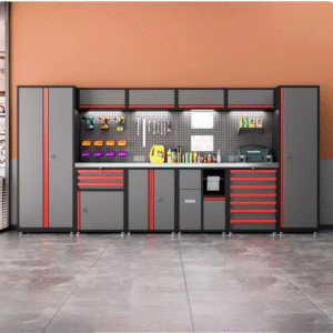 Hot Selling Metal Tool Cabinet Iron Workbench Workshop Storage for Garage Workshop Tool Storage