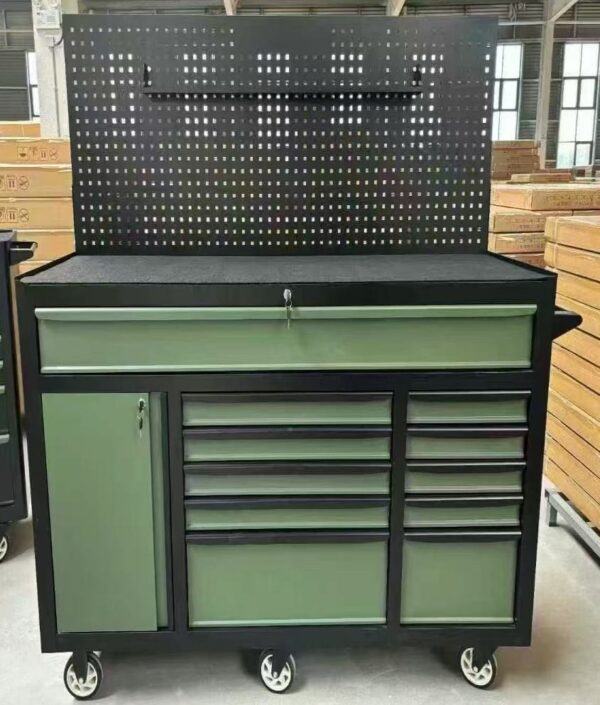 Top Storage Wheeled Biometric Matel Hanging Stainless Steel Tool Cabinets Heavy Duty Workshop — изображение 3