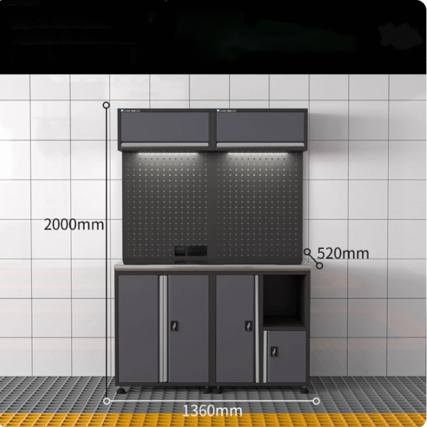 Factory s Modern Design Double-Door Steel Cabinet Locker Iron File Storage for School Home or Hotel for Garages — изображение 3